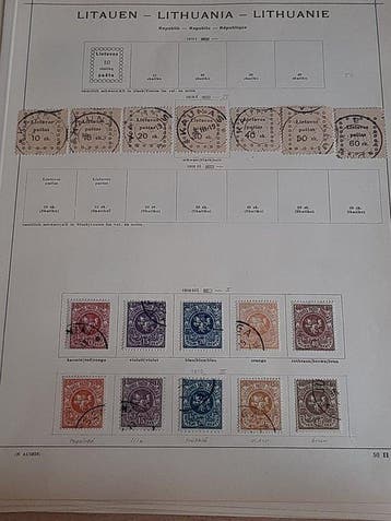 Litouwen 1919/2000 - collectie, Gestempeld