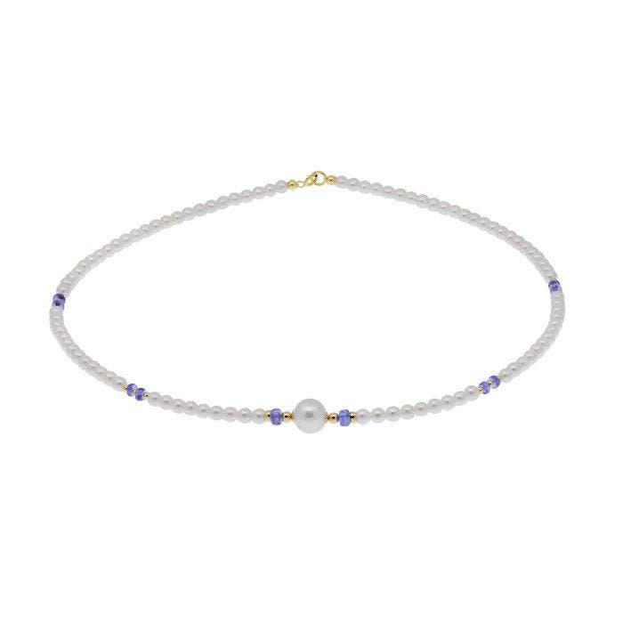 Zonder minimumprijs - Halsketting - 18 karaat Geel goud, Bijoux, Sacs & Beauté, Colliers