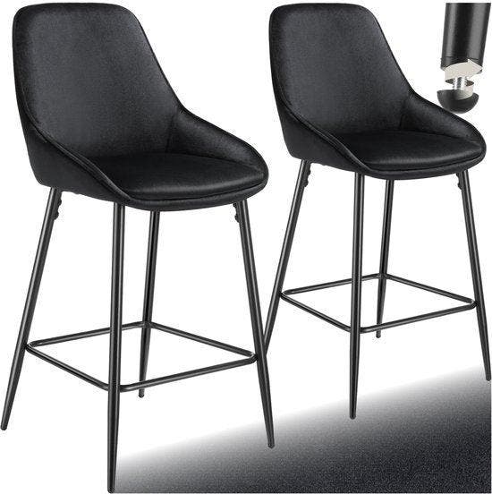 2dekans | tectake® - Set van 2 Barkrukken Siera -, Huis en Inrichting, Stoelen, Ophalen of Verzenden