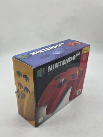 Nintendo - Nintendo 64 - RARE OLD STOCK - N64 Official Red, Games en Spelcomputers, Nieuw