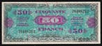 France Frankreich 50 Francs Drapeau 1944 Ohne Serie, Verzenden, België