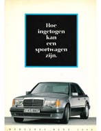 1991 MERCEDES BENZ 500E BROCHURE NEDERLANDS, Nieuw