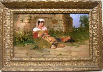 Ottorino Caracciolo (1855-1880), attributed to - Peasant