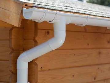 Tuinhuis / blokhut voorzien van een dakgoot (set) [dakgoten], Verzenden, Overige typen