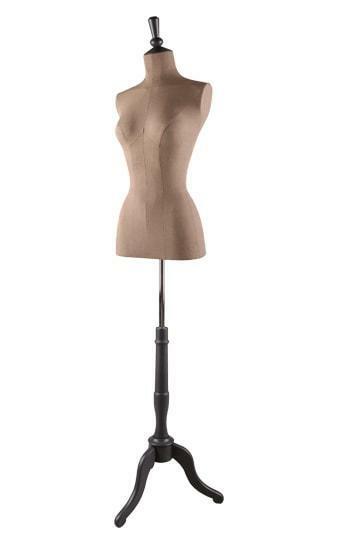*TIP*  Buste vrouw small glasvezel 3/4 model op poot beige, Ophalen of Verzenden