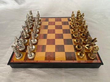 Schaakspel - De Kruistochten met de Tempeliers en tegen de, Antiek en Kunst
