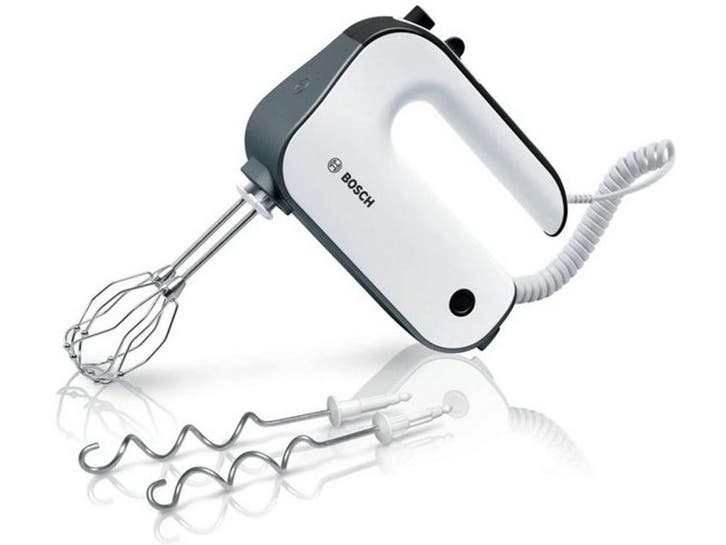 Bosch MFQ49300 - Handmixer - 850W - 5 snelheden - Wit/Zilver, Elektronische apparatuur, Keukenmixers, Nieuw, Verzenden