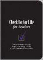 Checklist For Life For Leaders 9780785260011, Verzenden, Zo goed als nieuw, Checklist For Life