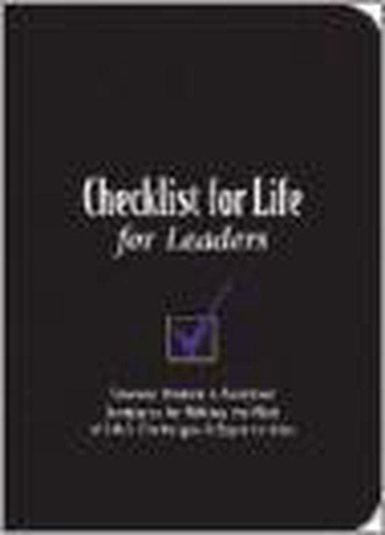 Checklist For Life For Leaders 9780785260011, Livres, Langue | Anglais, Envoi