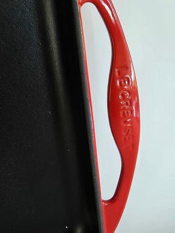 Le Creuset - Poêle - Plaque de cuisson carrée - Fer, Émail