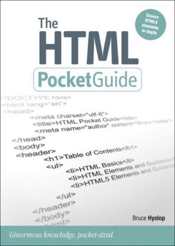 Html Pocket Guide 9780321699749 Bruce Hyslop, Verzenden, Zo goed als nieuw, Bruce Hyslop