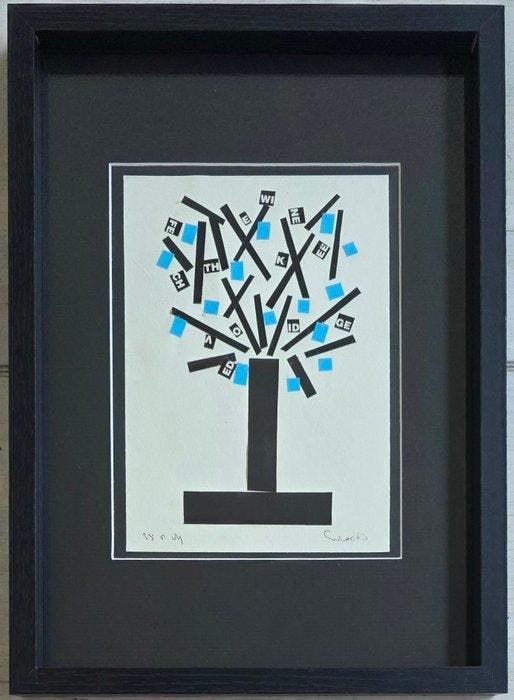 Siep Van Den Berg (1913-1998) - Tree of Idleness, Antiquités & Art, Art | Peinture | Moderne