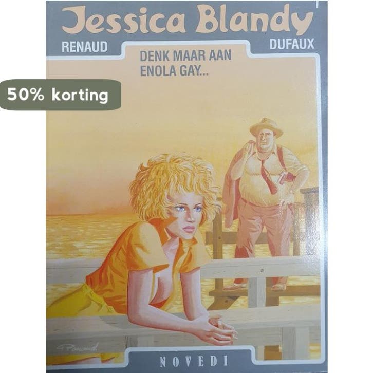 Denk maar aan Enola Gay… / Jessica Blandy / 1 9789065741004, Boeken, Stripverhalen, Gelezen, Verzenden