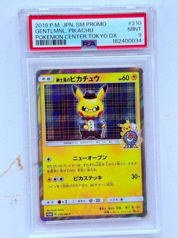 Pokémon - 1 Graded card - Pikachu 210/SM-P Carte promo - PSA
