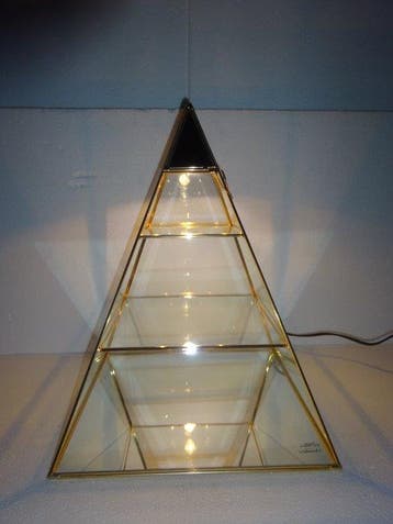 MCR - Vitrine - Verguld messing - Luxe , vitrine, Antiquités & Art