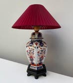 Lampe de table - Porcelaine, Bois