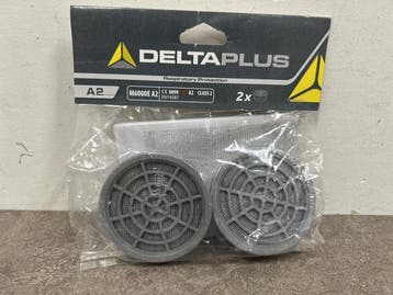 Veiling - 10x DeltaPlus gas- en dampfilter 2-pack M6000E A2, Bricolage & Construction, Protection respiratoire