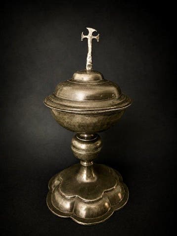 Ciboire - Étain - 1750-1800 - Ciboire