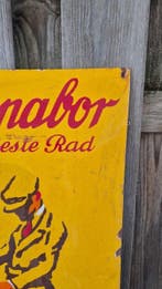 Brennabor - Brennabor Das beste Rad - Reclamebord - Emaille,, Antiek en Kunst