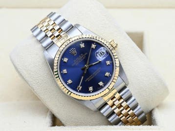 Rolex Datejust Ref. 68273 Year 1988 (Box & Papers), Rolex, Polshorloge, Ophalen of Verzenden, Zo goed als nieuw