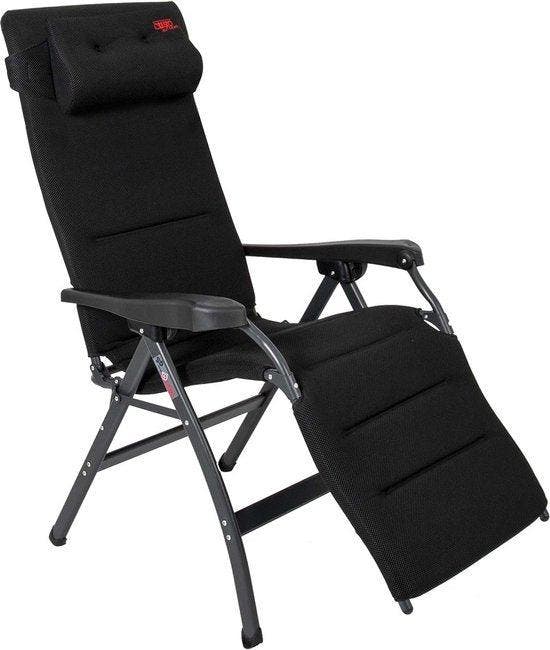2dekans | Crespo - Relaxstoel - AP/242 - Air-Deluxe - Zwart, Huis en Inrichting, Fauteuils, Ophalen of Verzenden