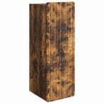 vidaXL Wandkast Gerookt eiken 33 x 34,5 x 94 cm Bewerkt hout, Huis en Inrichting, Kasten | Overige, Verzenden, Nieuw