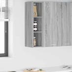 vidaXL Hangkast met opslag Grijs Sonoma 20 x 29,5 x 80 cm, Verzenden, Nieuw
