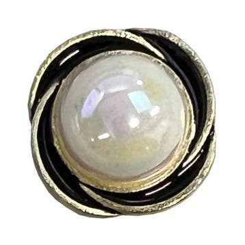 Fako Bijoux - Magnetische Mini Broche - Parel Bloem -, Verzenden