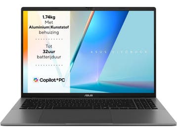 ASUS Vivobook S16 S3607QA-PL018W - Copilot+ Laptop - 16 inch, Informatique & Logiciels, Verzenden