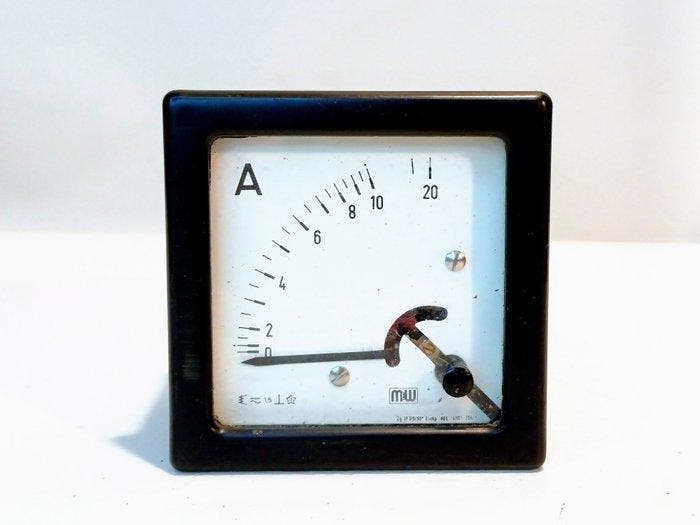 Industriële apparatuur - 1 x volt - 1 x milliampére - 1 x, Antiek en Kunst, Antiek | Wandborden en Tegels