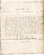 J.J. Hintz - Brief over overlijden van Jonkheer O’Kelly de, Gestempeld