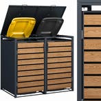 Container ombouw 2x240L | Antraciet Hout | Nieuw | Scherp..., Folie, Ophalen of Verzenden, Aluminium, Kweekkas