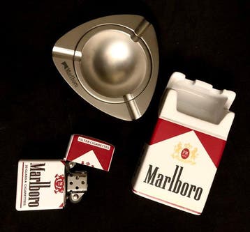 MARLBORO - Asbak (3) - A collection - set of three MARLBORO