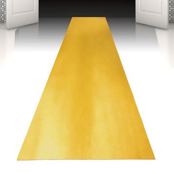 Loper Goud 450x60cm, Hobby en Vrije tijd, Feestartikelen, Verzenden, Nieuw