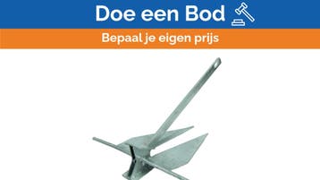 Bieden: Sanguineti galvaized Danforth anchor 41 KG, Watersport en Boten, Ophalen of Verzenden, Nieuw