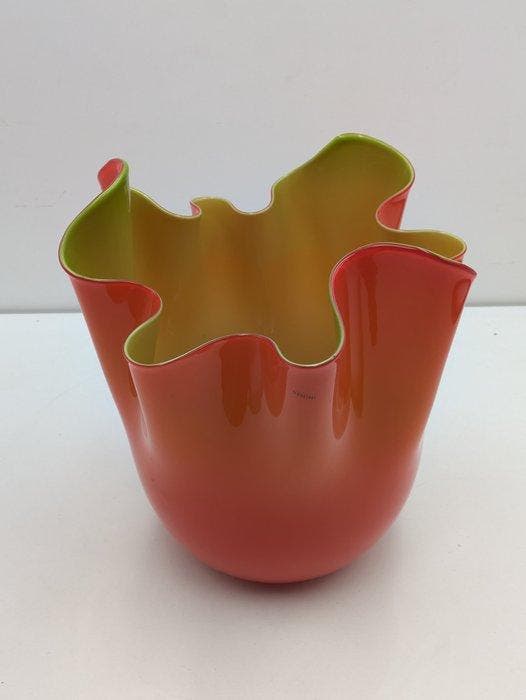 Venini - Fulvio Bianconi - Vase - Fazzoletto - Verre, Antiquités & Art, Antiquités | Verre & Cristal