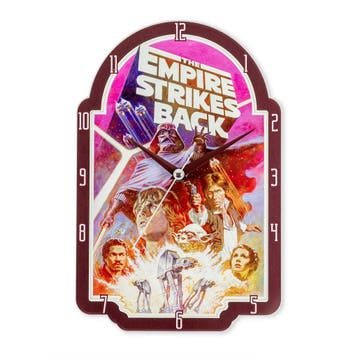 Star Wars The Empire Strikes Back Metalen Wandklok, Ophalen of Verzenden, Nieuw