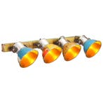vidaXL Wandlamp industrieel E27 90x25 cm meerkleurig, Verzenden, Nieuw