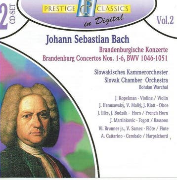 Johann Sebastian Bach, Slowakisches Kammerorchester*, Bohdan, Verzenden