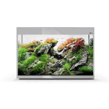 Osaka Glossy ST Grey 80cm inclusief Day en Night LED verlich, Ophalen of Verzenden, Leeg aquarium