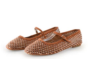 Nelson Ballerinas in maat 40 Bruin, Kleding | Dames, Bruin, Verzenden, Ballerina's, Zo goed als nieuw