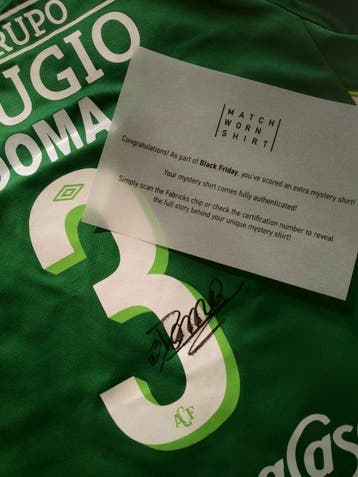Maillot Pro Chapecoense – MATCH WORN & Signed – DOMA #3, Nieuw