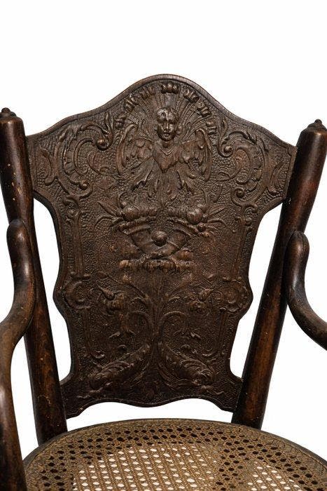 Fauteuil - Hout - Kinder Bentwood Armstoel, Antiek en Kunst, Kunst | Designobjecten