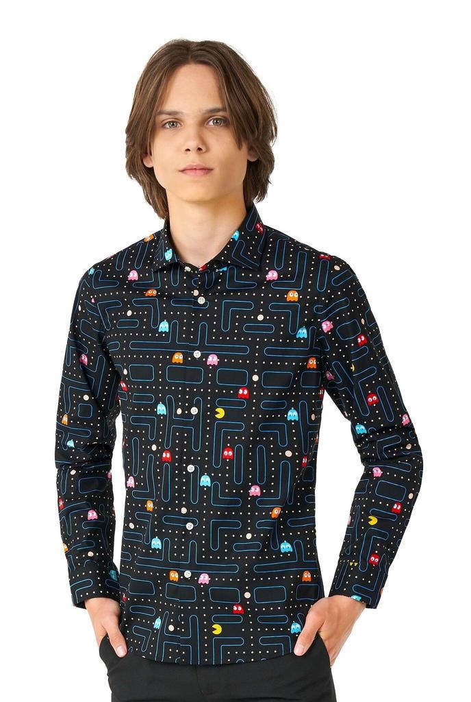 PAC-MAN Overhemd Jongen Tiener OppoSuits, Enfants & Bébés, Costumes de carnaval & Déguisements, Envoi