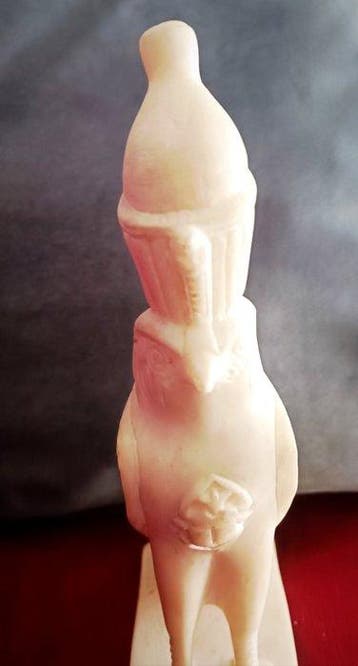 Gott Horus - sculptuur, Gott Horus - 35 cm - Albast - 1996