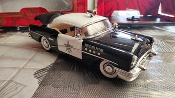 Mira 1:18 - Voiture miniature - Buick Century Police (1955), Nieuw