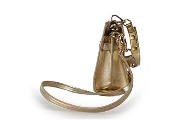Tommy Hilfiger Handtas Goud, Handtassen en Accessoires, Tassen | Damestassen, Verzenden, Zo goed als nieuw