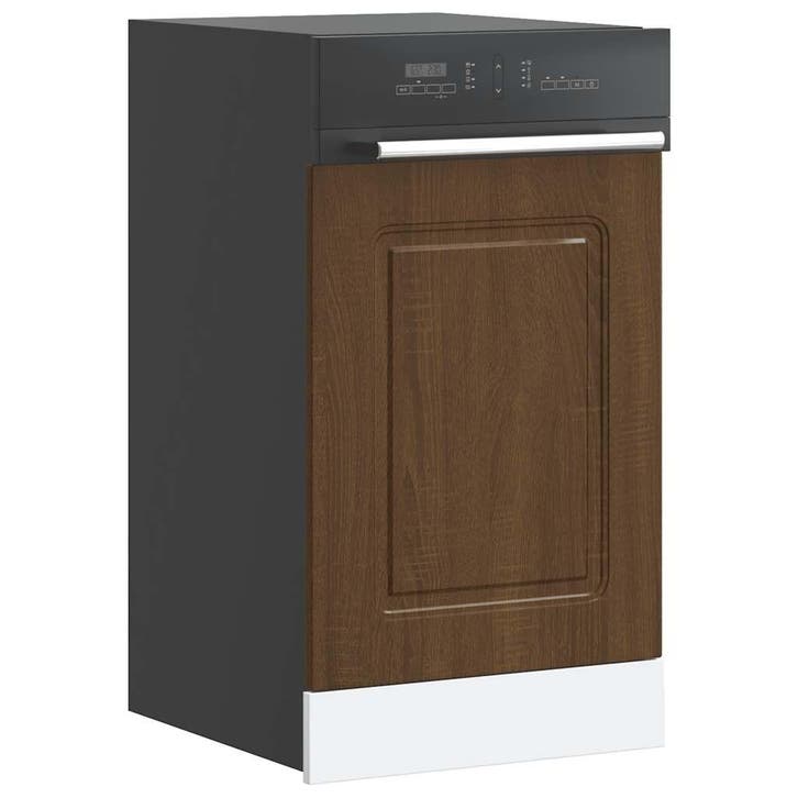 vidaXL Vaatwaspaneel Kalmar 45x1,5x57 cm bewerkt hout bruin, Huis en Inrichting, Kasten | Overige, Nieuw, Verzenden