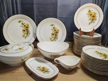 Gien - Service de table pour 12 (44) - Marguerite -