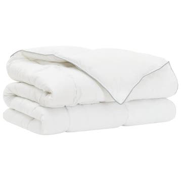vidaXL Volledig Jaar Dekbed Wit 240 x 220 cm Bamboevezel, Verzenden, Nieuw